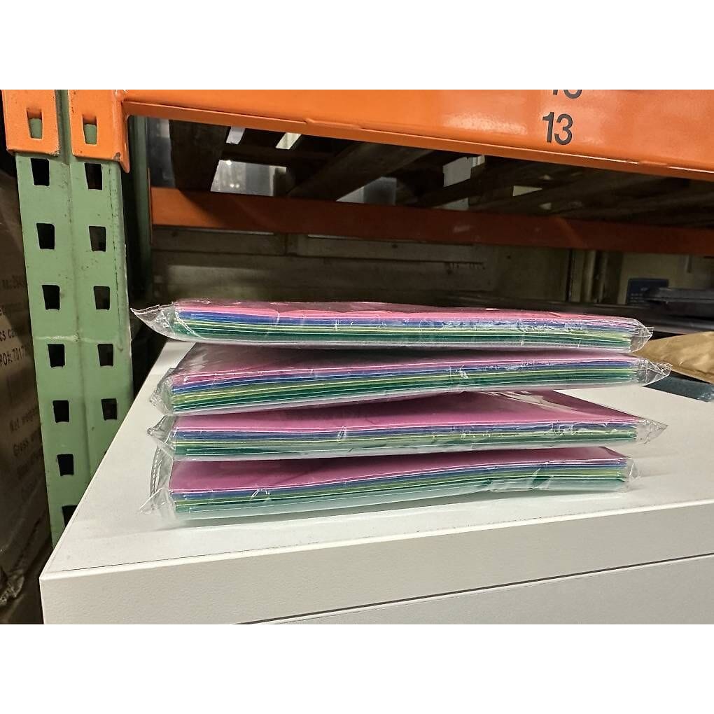 40 Stk. Dokumententaschen, DIN A5 quer, Klettverschluss