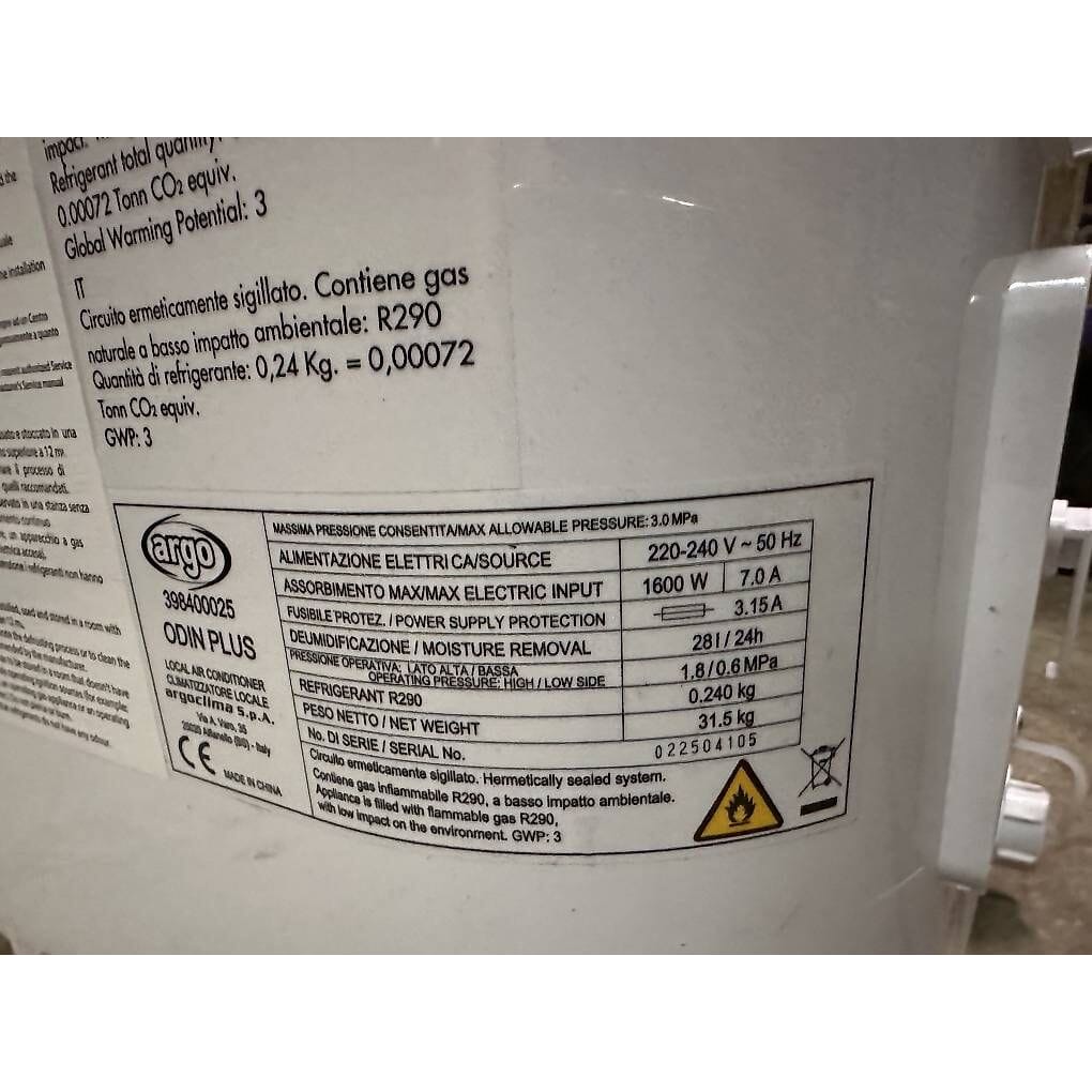 neue Klima Argo Odin Plus 45 m² heizt und kühlt