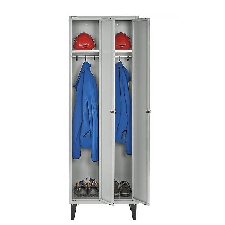 neuer  2er Kleiderspint lichtgrau B:63, T: 50, H:170cm