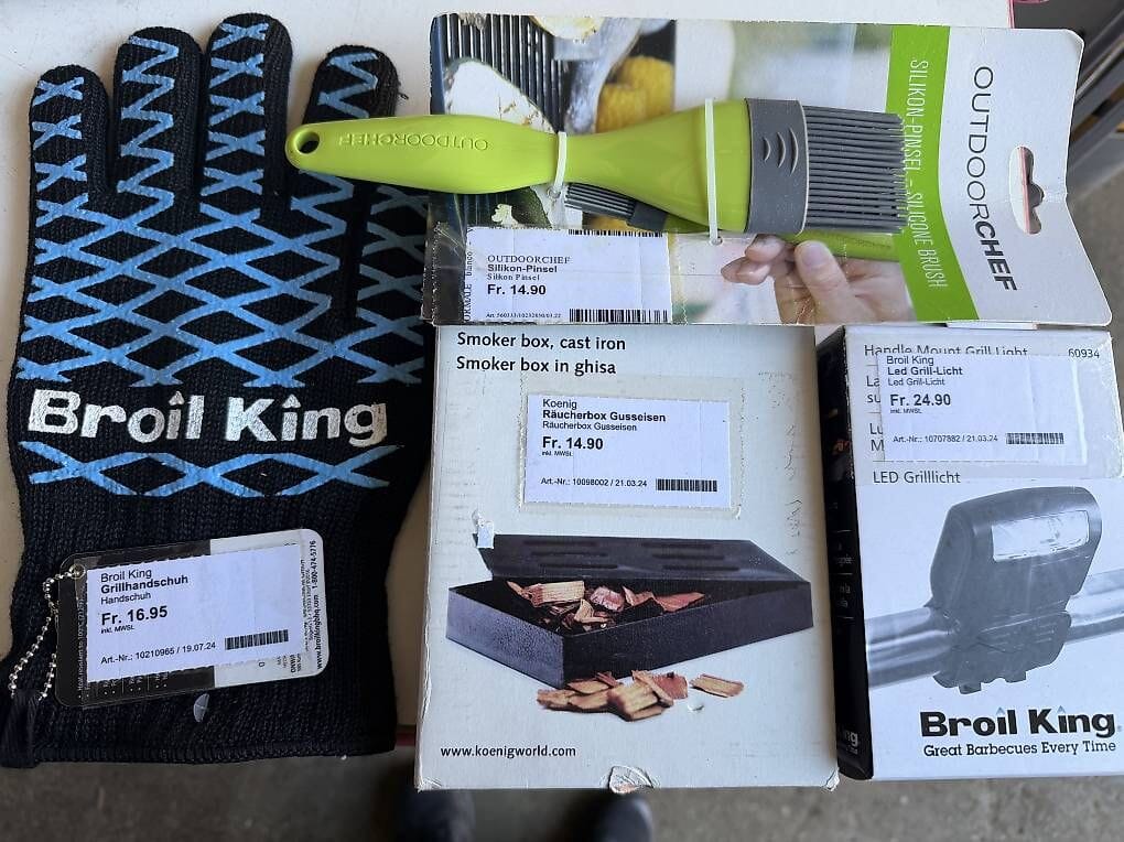 Review Posten neues Grillzubehör 4 Tlg.