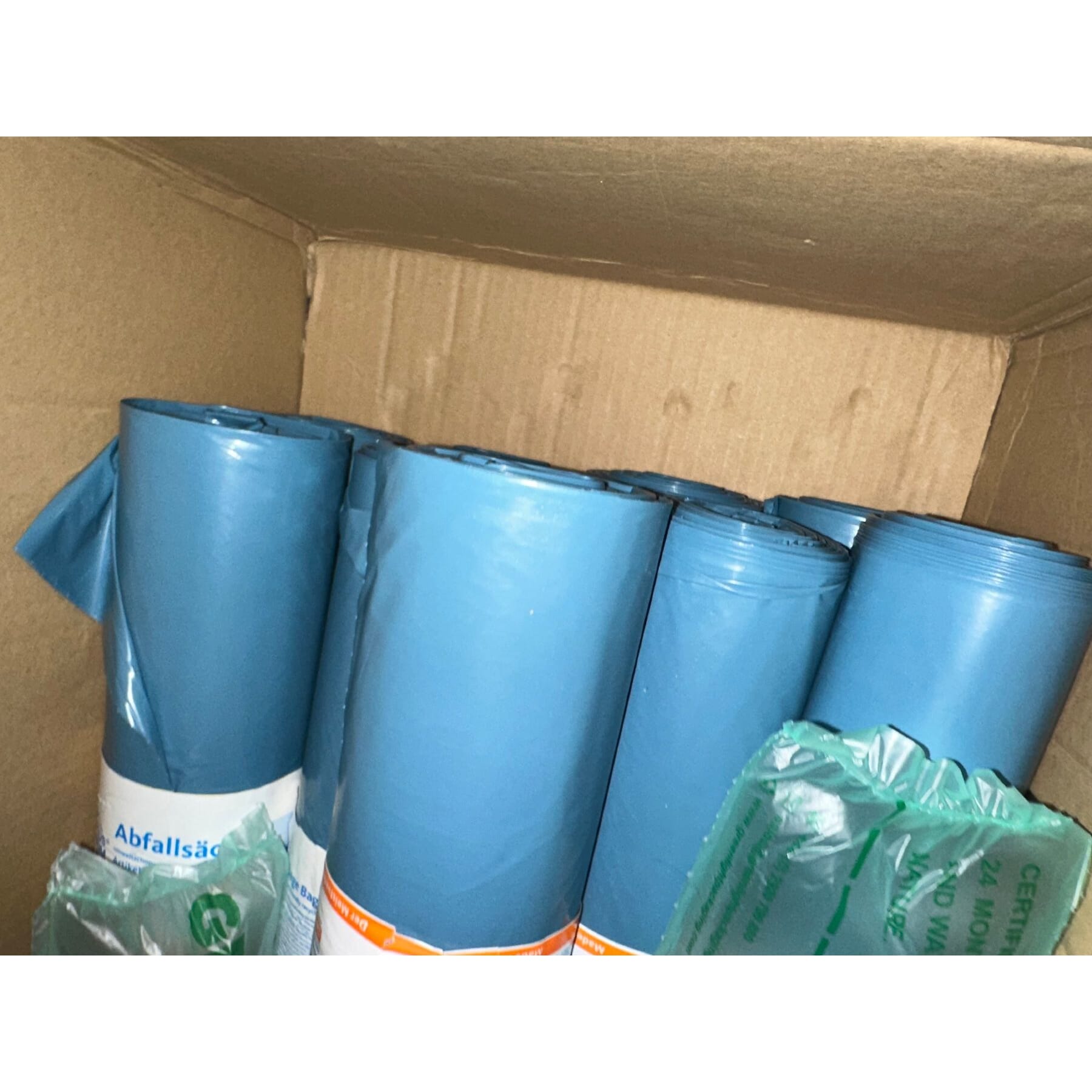 9Rollen Abfallsäcke Premium, Material LDPE, blau, 120 Liter