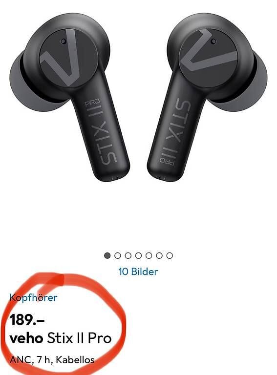 Review neue Kopfhörer veho Stix II Pro ANC, 7 h, statt 189.-