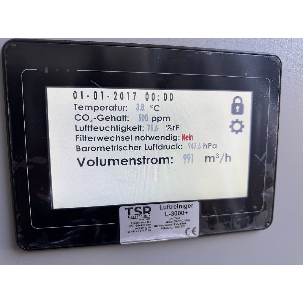 neuer mobiler Industrie Luftreiniger L-3000+