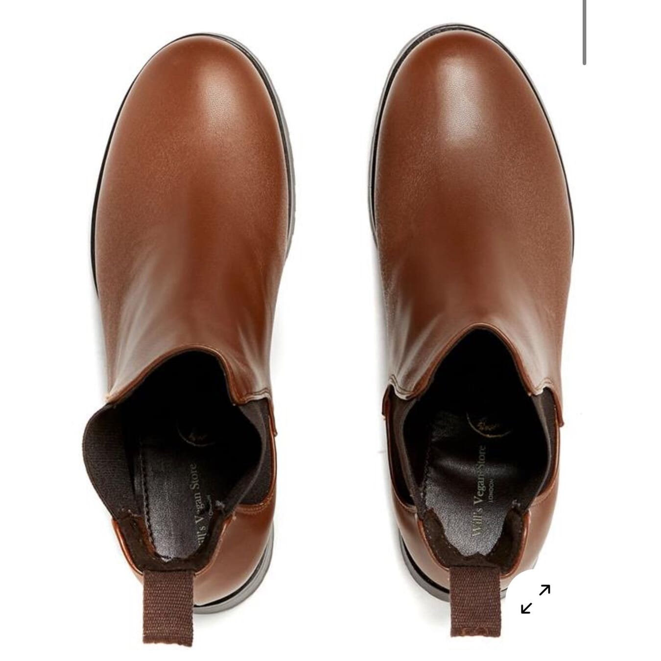 neue Chelsea Boots Luxe Smart Kastanienbraun Gr. 36