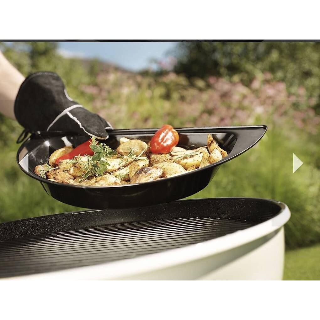 neue Grill Halbmond Kochset / Grillschalen /2 Teilig