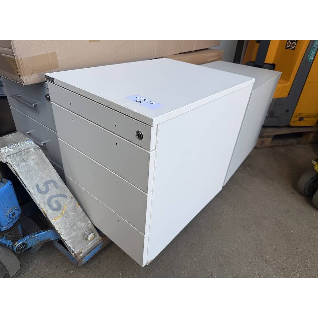 neuer 3er Rollcontainer B 432 x T 580 x H 595 mm, weiss