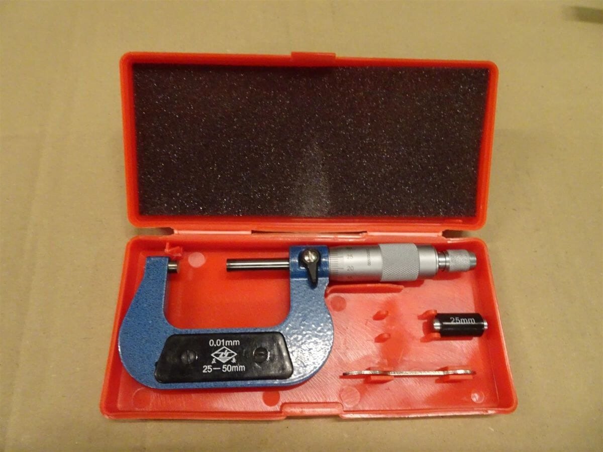 Review neuer Mikrometer 25-50mm