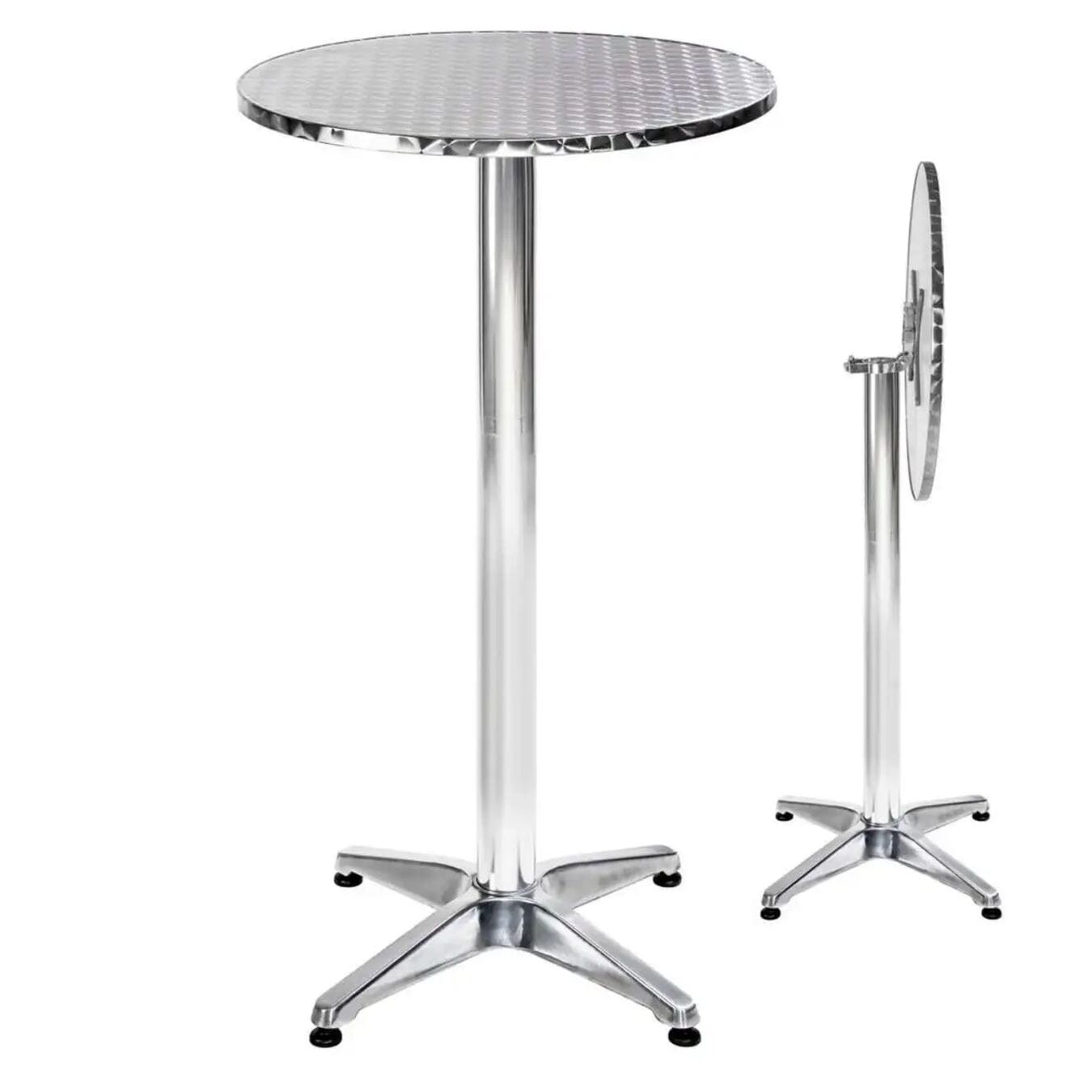 Neuer Stehtisch aus Aluminium, höhenverstellbar