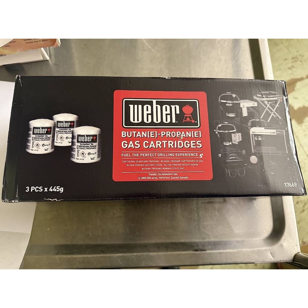 neue Weber Gas-Kartusche 3er-Pack, Grill
