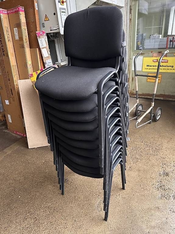 Review 78 Stk schwarze Stapelstühle