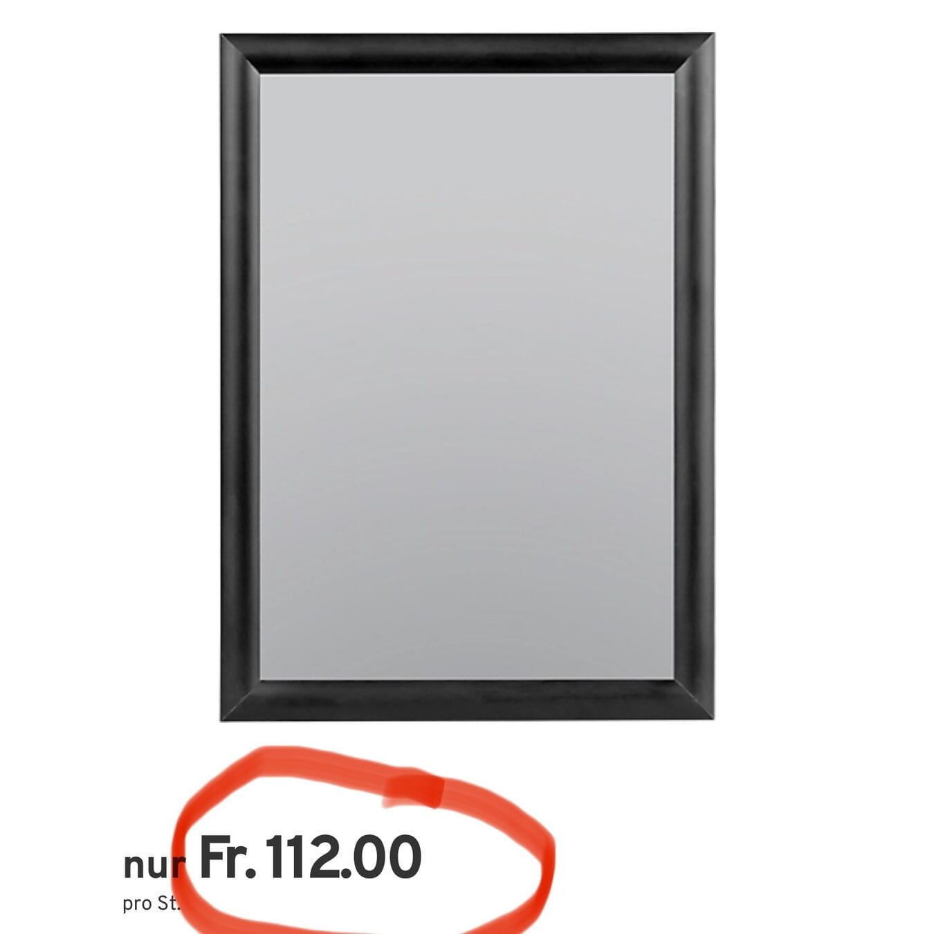 neuer Wechselrahmen Black Style, inkl. Wandmontage Material