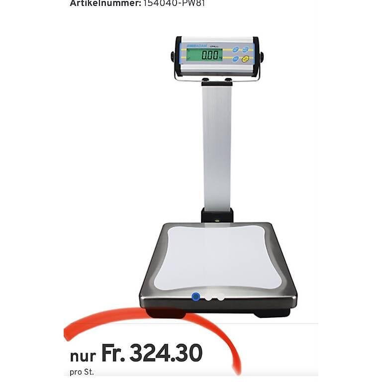 neue Plattform-Waage mit Wägung & Haltungsfunktion, 200 kg