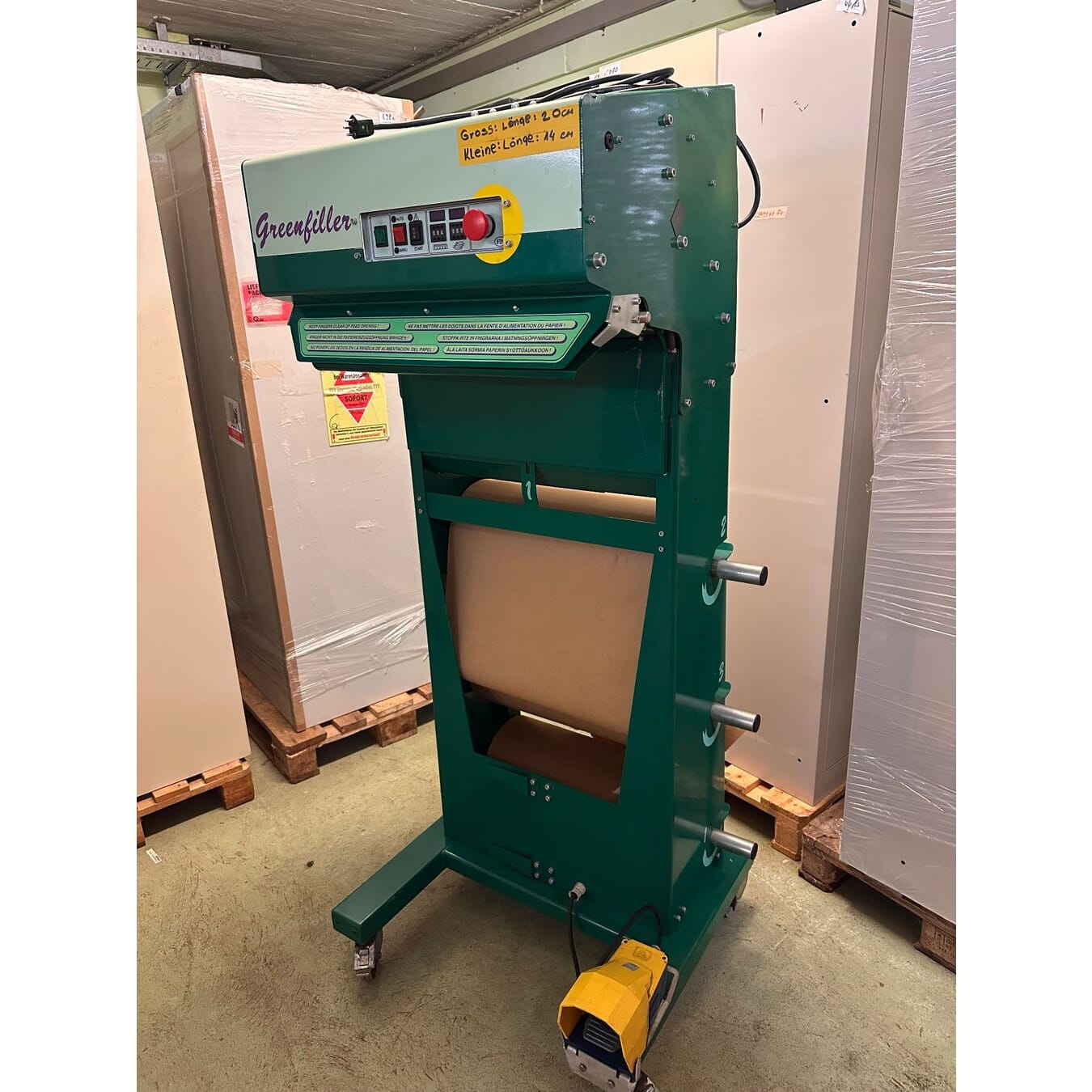 Greenfiller 550 Papierfüllmaschine für Pakete
