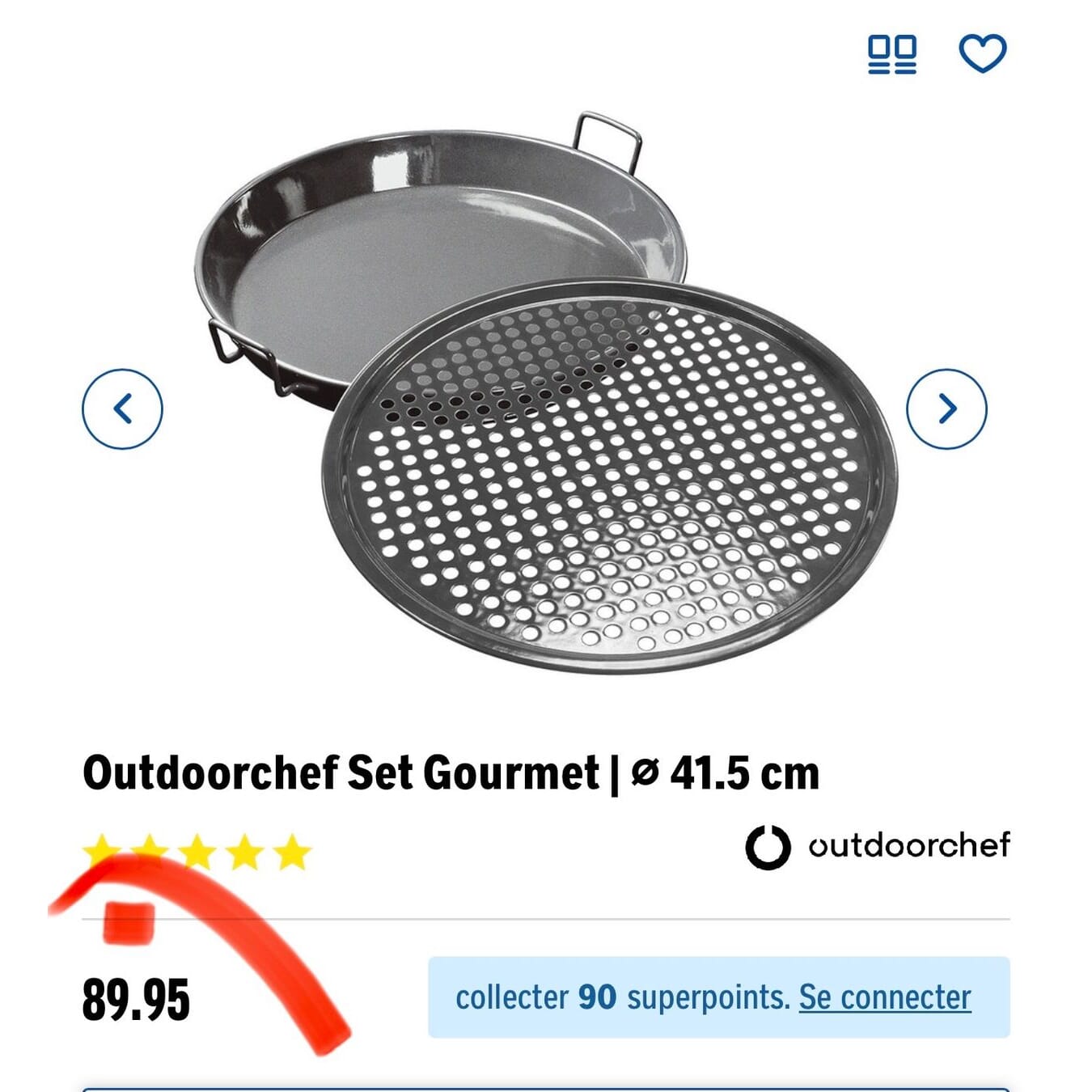 neue Outdoorchef Set Gourmet |  41.5 cm