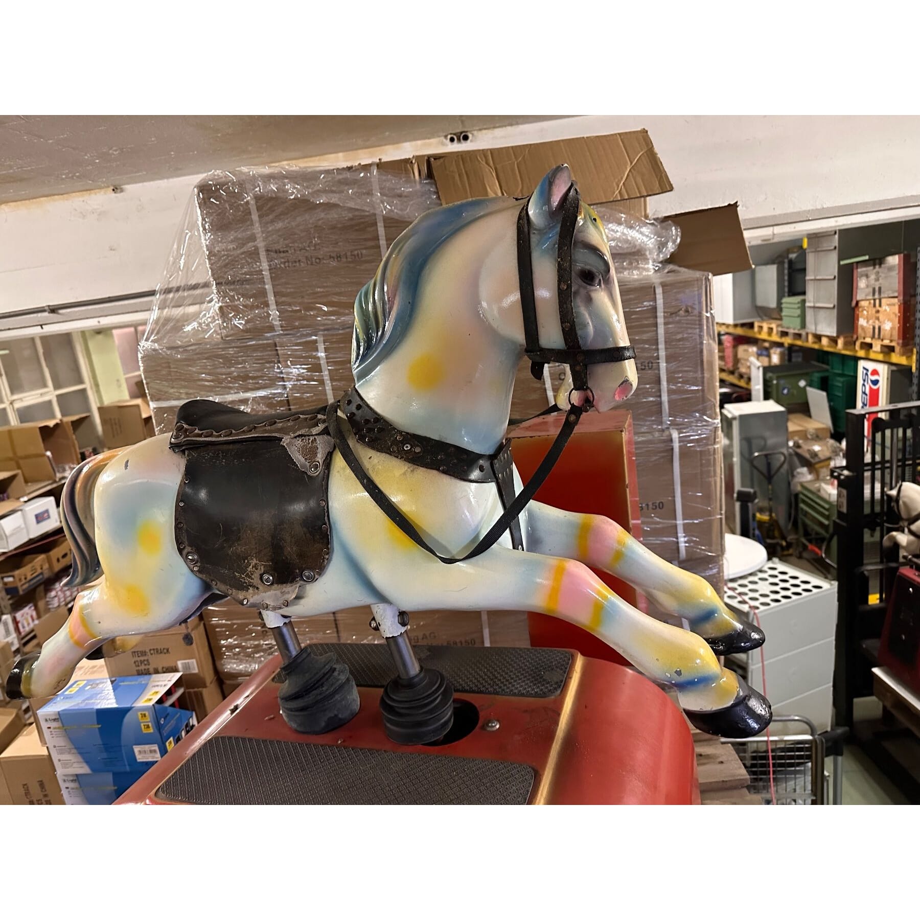 KINDER Karussell mit Pferd - Top Zustand