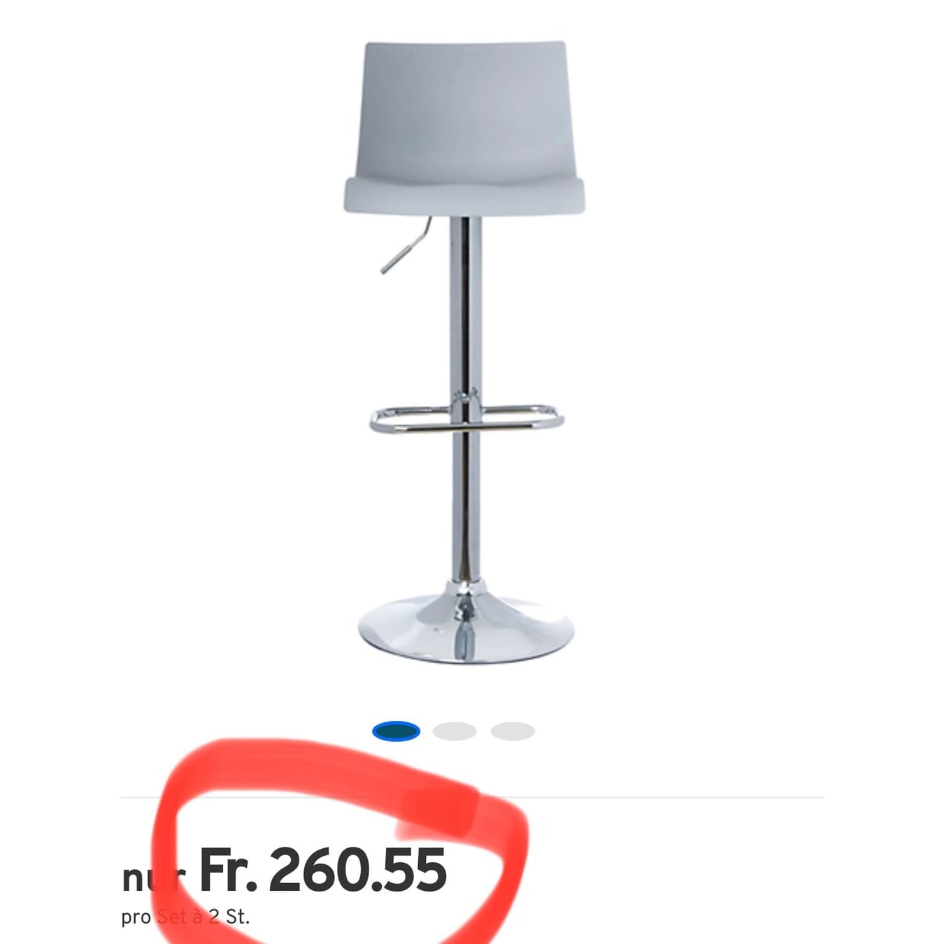 neue 2 Stk Barhocker Paperflow Sacramento, PP-Sitz, höhenv