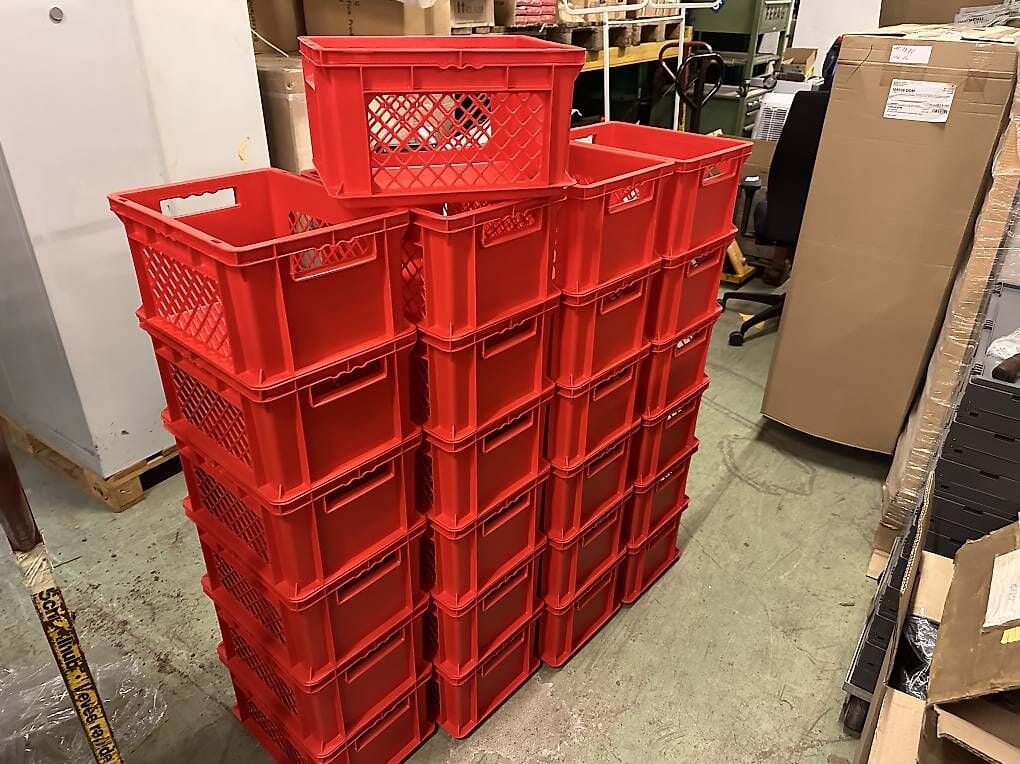 Review neue Kunststoffkisten 25 Stk. Serie EF 4221, Inhalt 20,4 L