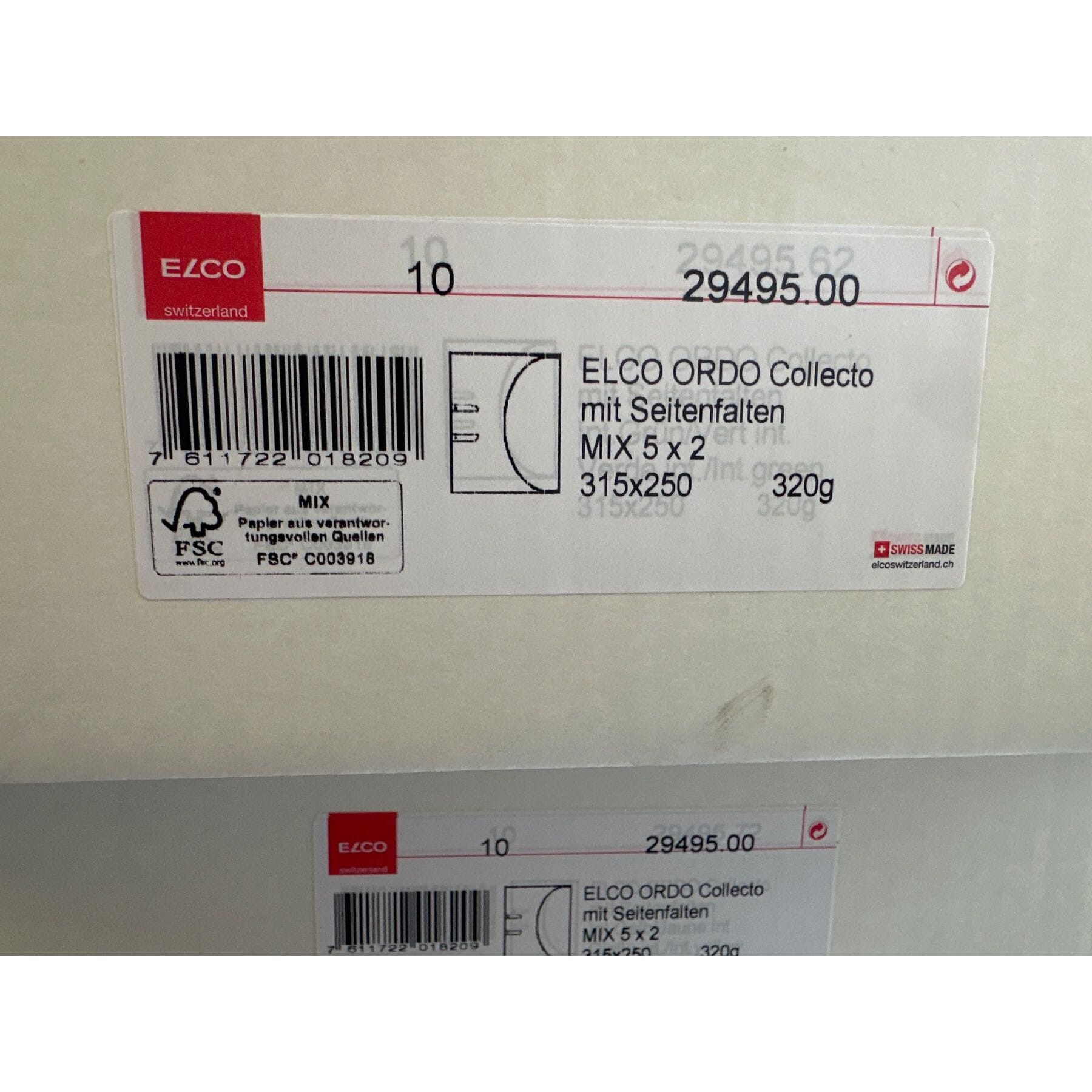 10 Stk. ELCO Organisationsmappe Ordo A4