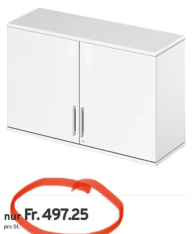 Review neuer Ordnerschrank, B1200mm abschliessbar