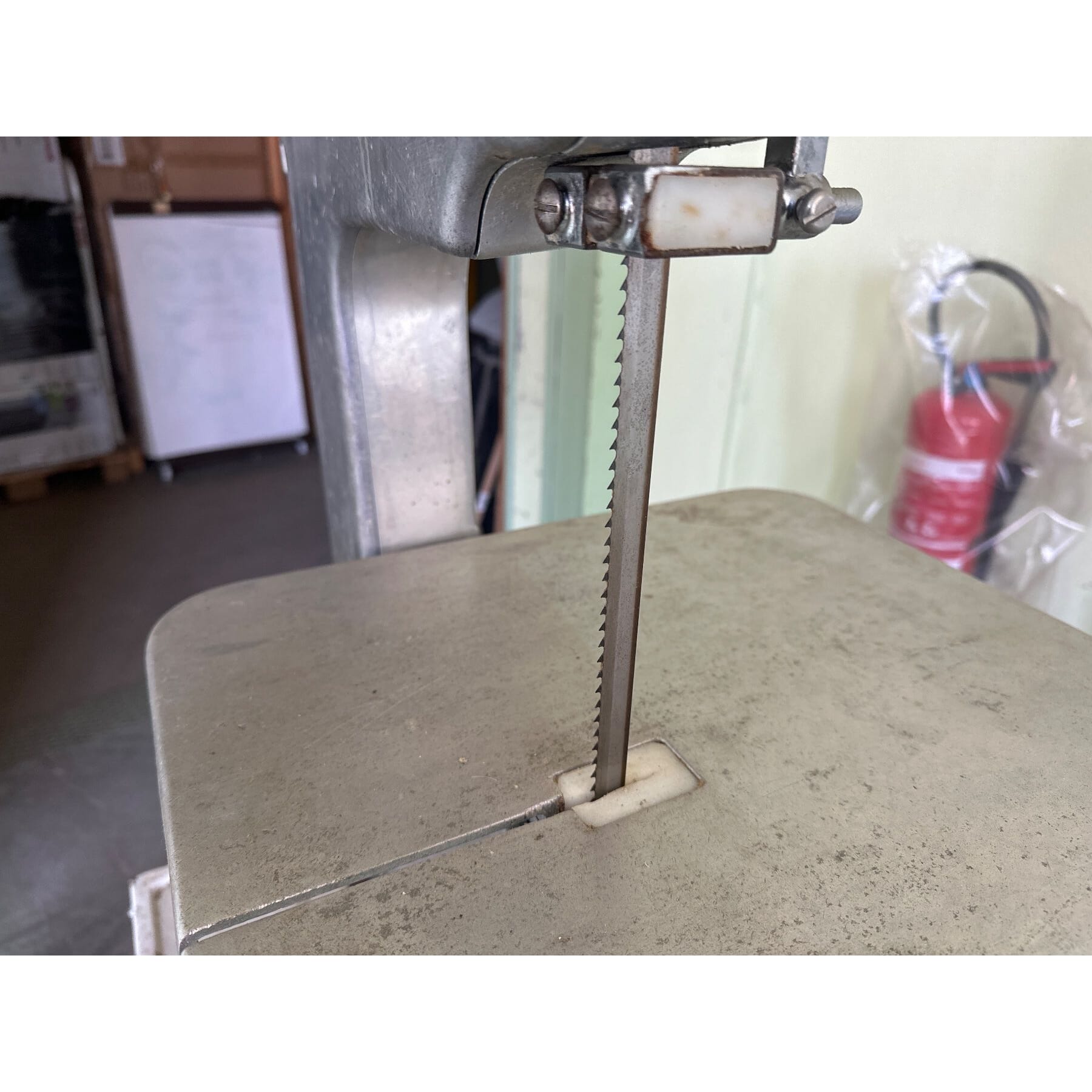 Knochensäge, Bandsäge, mit Ersatzband, Zustand gut