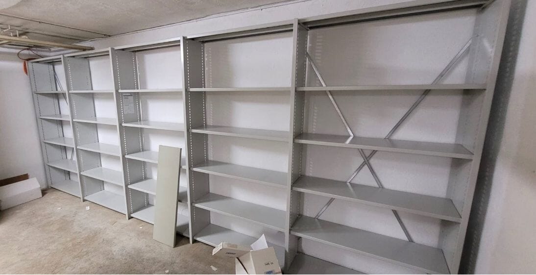 Review schönes Lista Metallregal bzw. Steckregal 500x 30x250cm