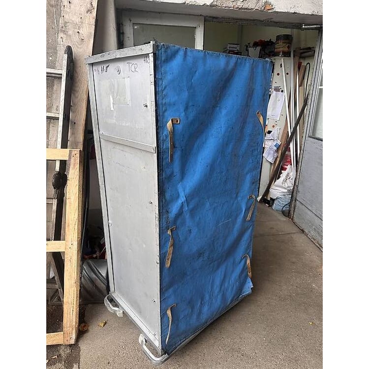 Profi Kommissionierwagen aus Alu 80x60x167cm