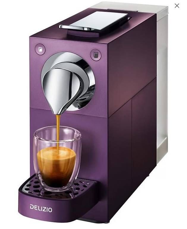 Review neue Kapselmaschine Delizio Una violett