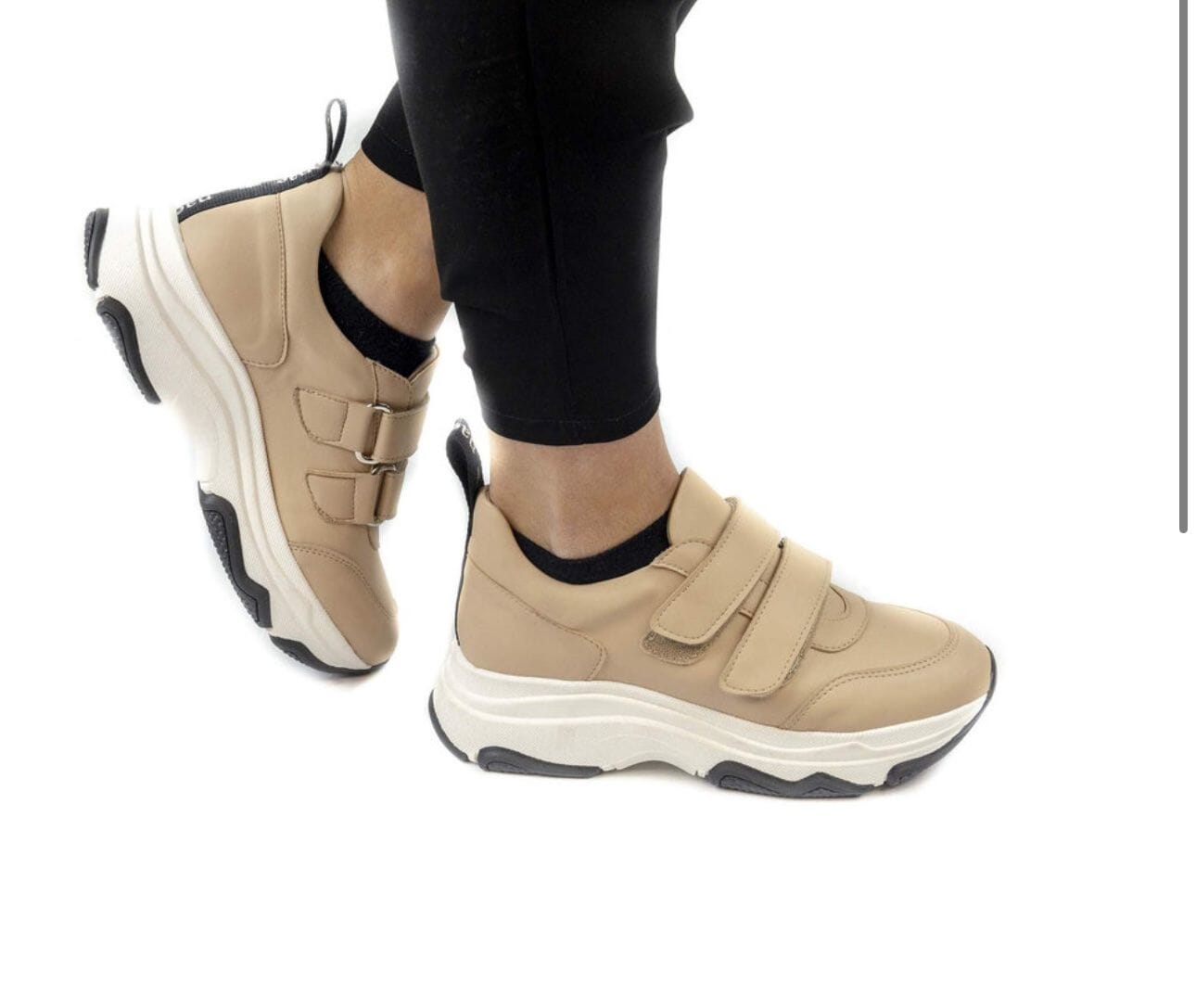 Review neue NAE Vegan Shoes Plateau Sneakers Colin / nude Gr. 41