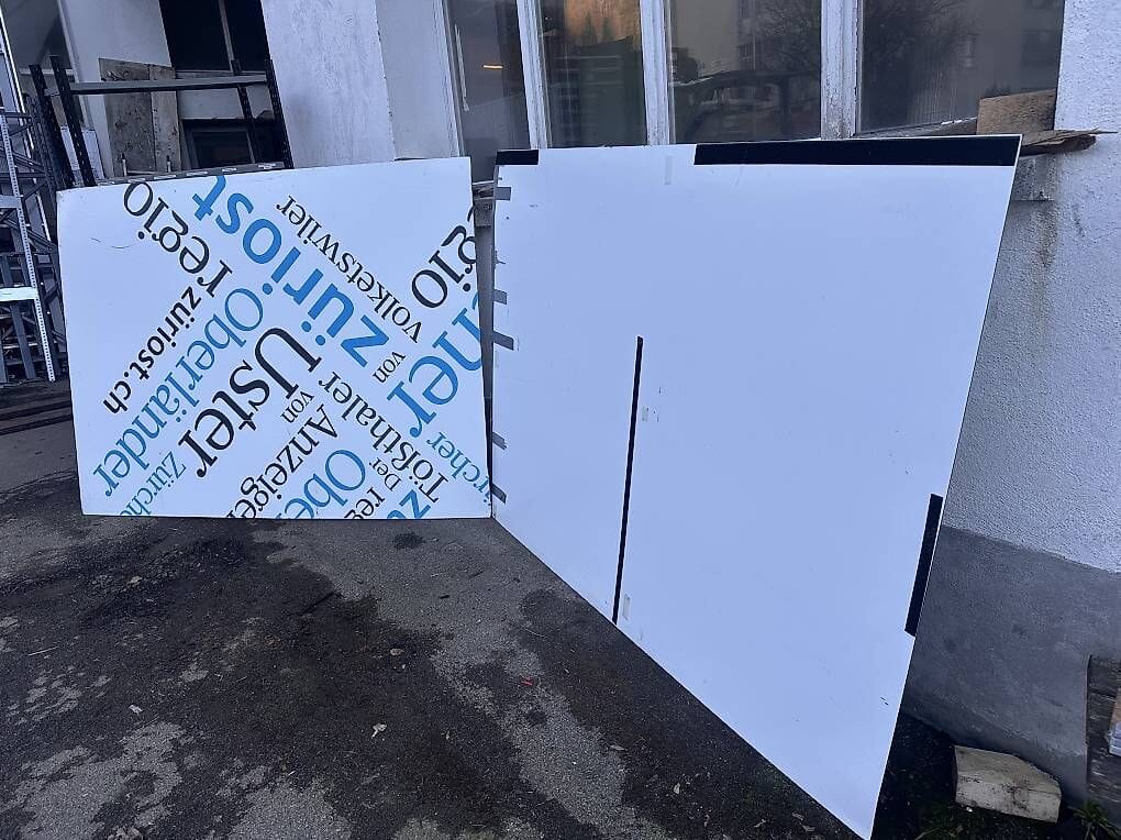 Review 2 grosse Diebond Platten 150x199cm