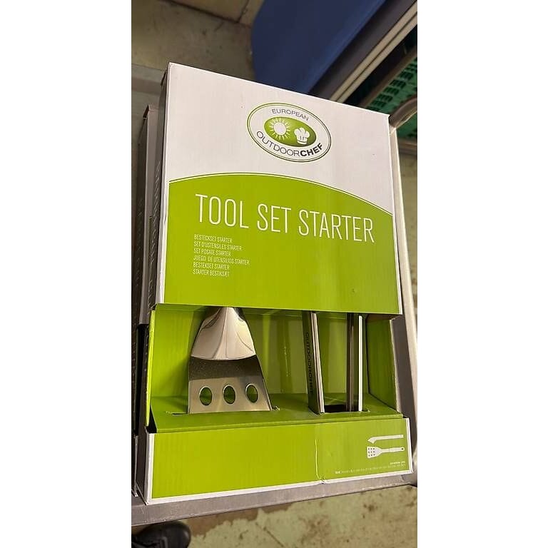 2er Besteck-Set Starter Edelstahl Greifzange und Wender