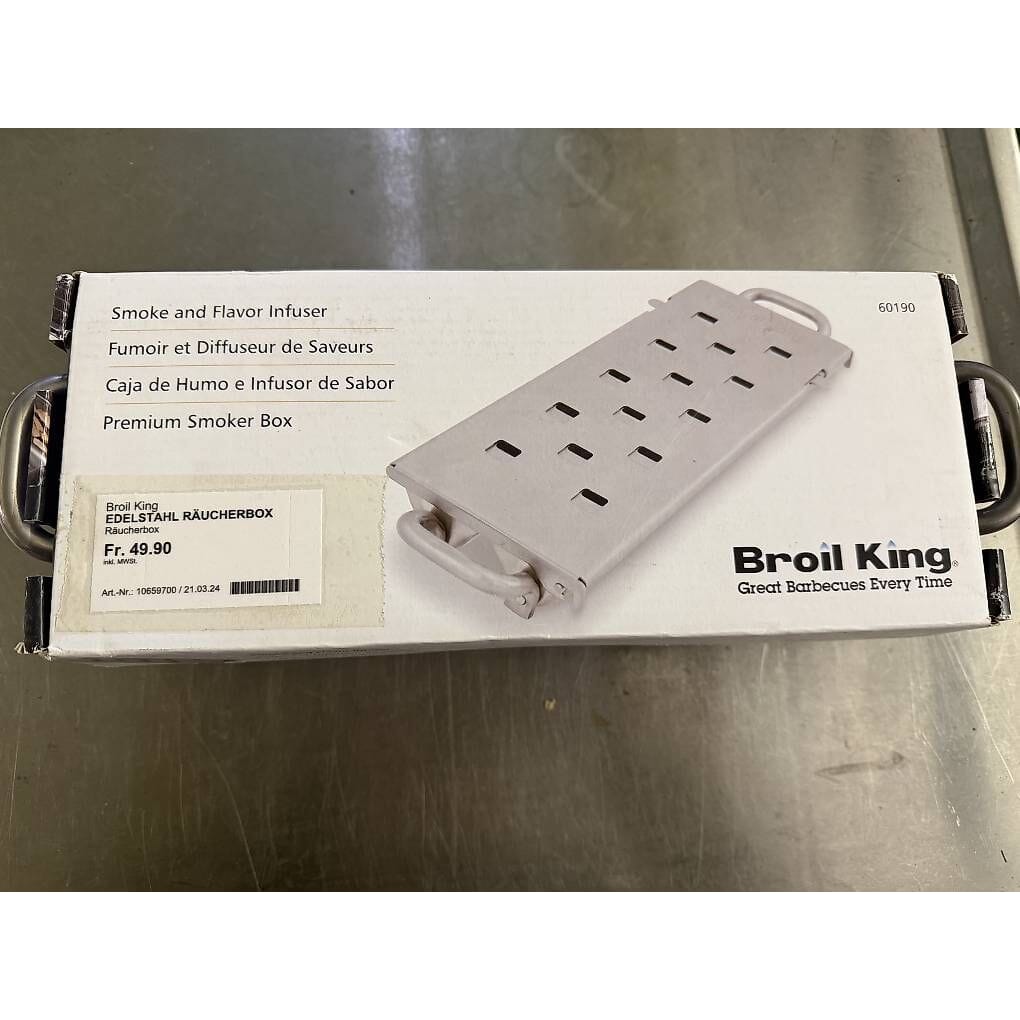 neue Smokerbox von Broil King aus Edelstahl
