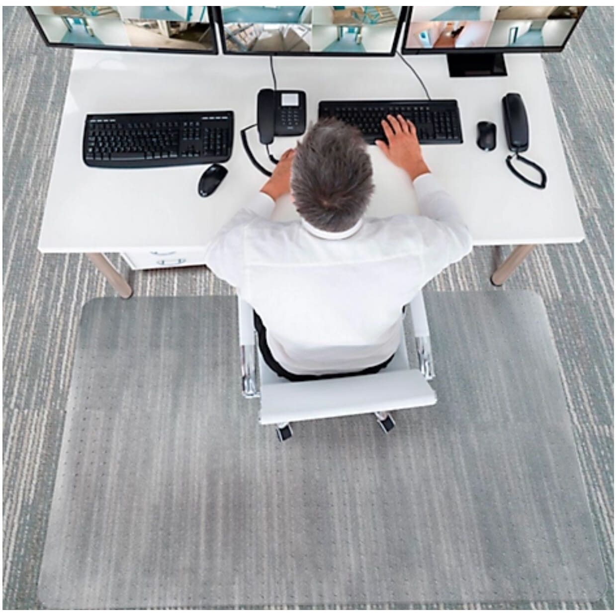 3stk. neue Schutz-Bodenmatte