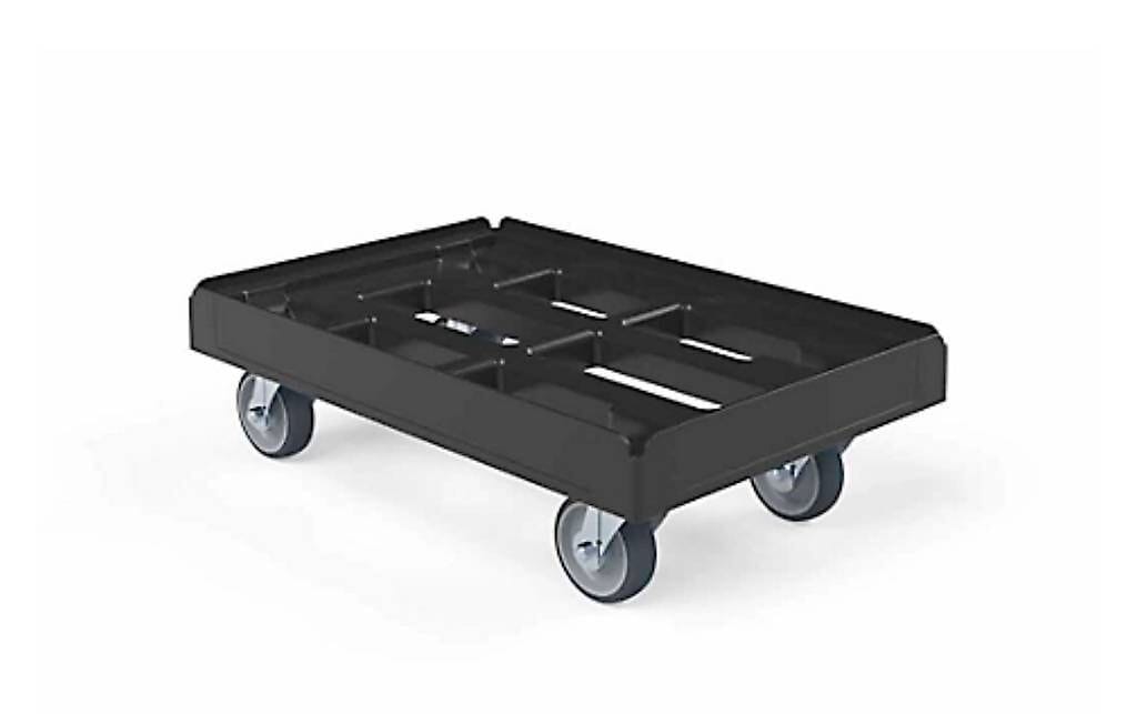 Review neuer Transportrolli Ladefläche L610 x B410 mm, bis 300 kg