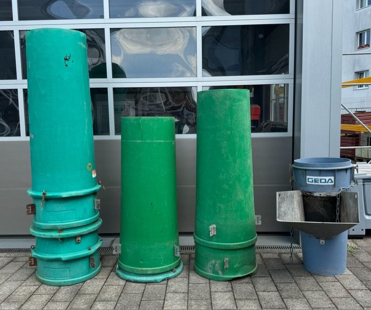 Review Schutt-Rutschen Schuttrohre Bauschutt inkl Einfüll-Trichter