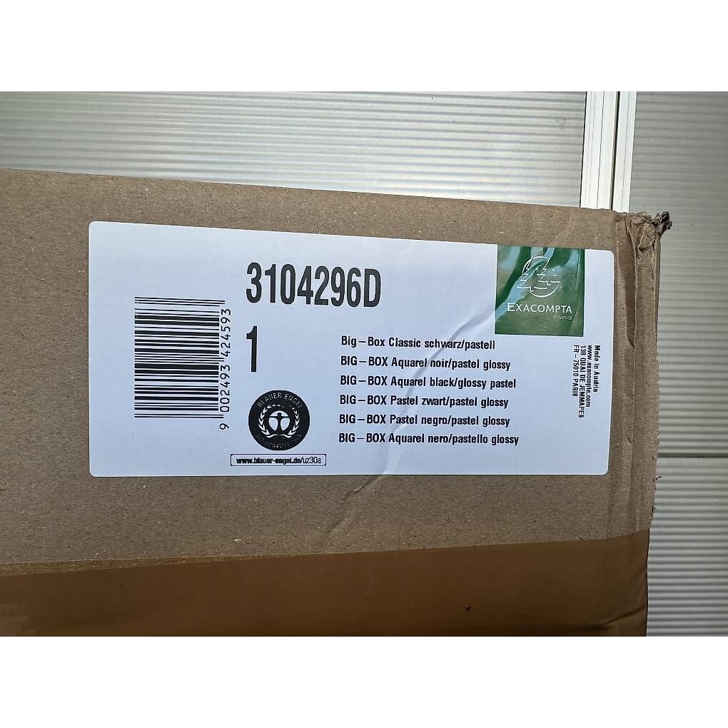 EXACOMPTA Schubladenbox BIG-BOX Aquarel, 4 Schübe, farbig