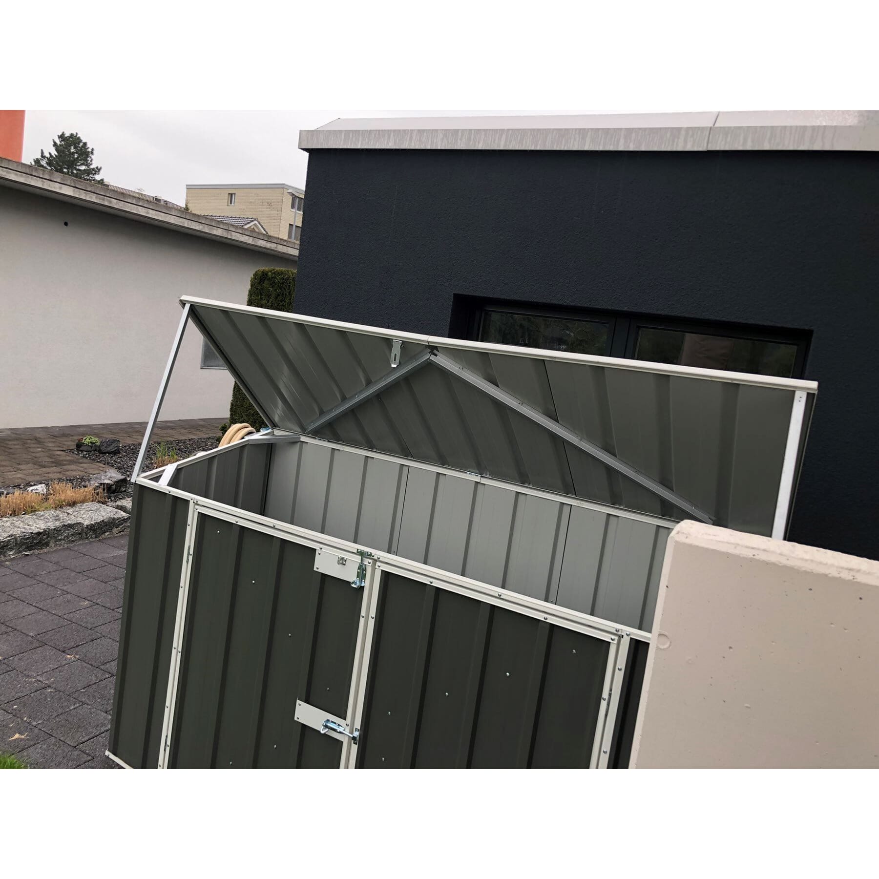 neue Garage für Fahrräder / Mülltonnen statt 850.-