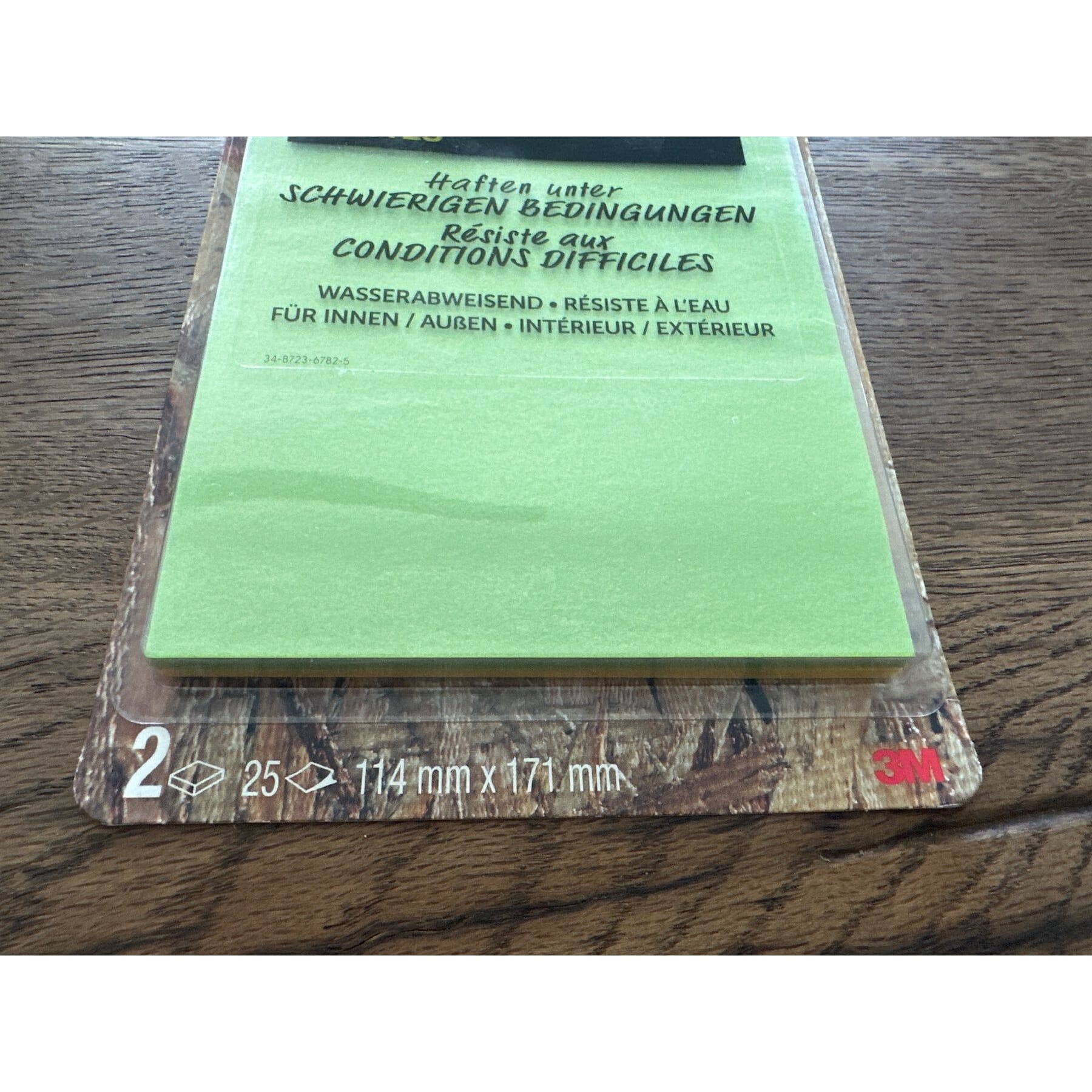 neue Post-it extreme Hafter wasserabweisend