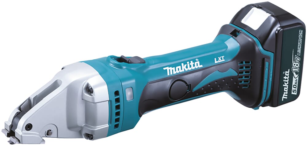 Review Akku-Blechschere Doppelbackenschere - Formenschnitt LXT®