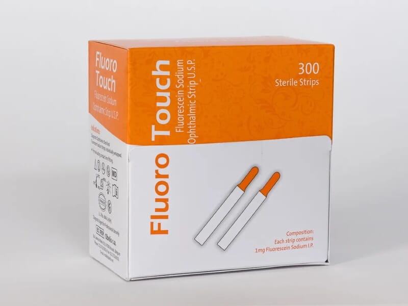 Fluoro Touch Fluorescein Teststreifen 300