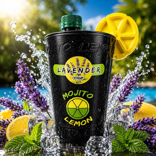 Mojito Lemon Lavendel Limonadensirup 1 l