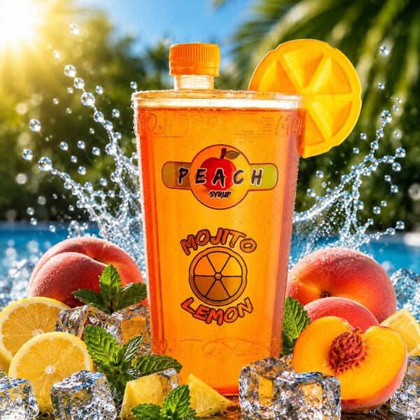 Mojito Lemon Pfirsich Limonadensirup 1 l