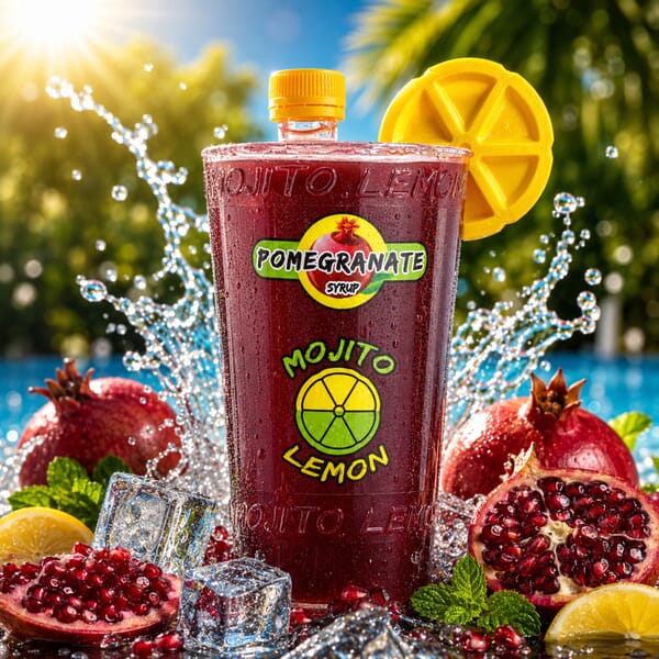 Mojito Lemon Granatapfel Limonadensirup 1 l