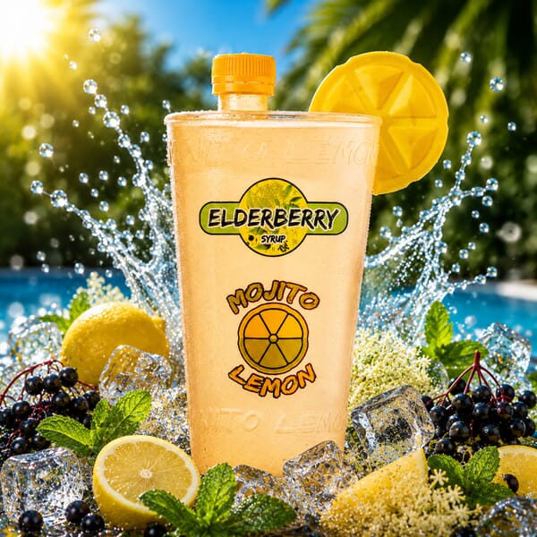 Mojito Lemon Holunder Limonadensirup 1 l