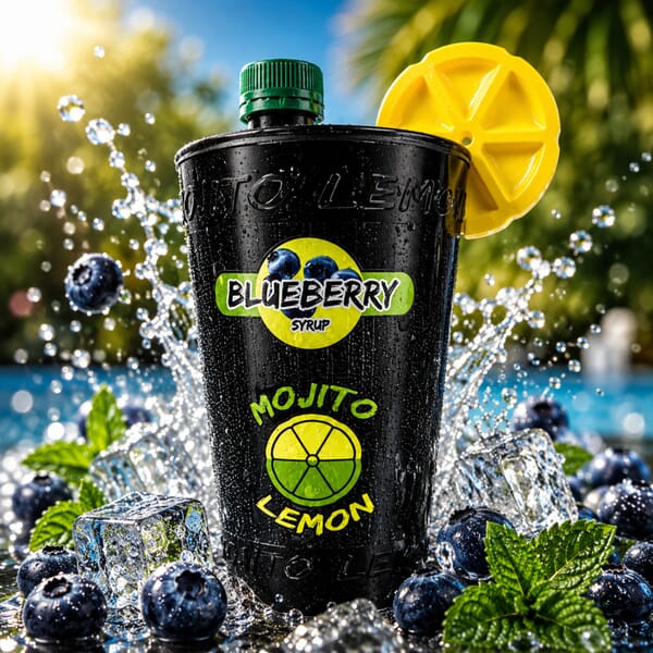 Mojito Lemon Heidelbeere Limonadensirup 1 l