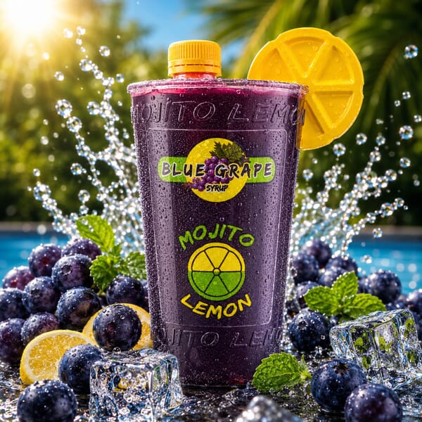 Mojito Lemon Blaue Traube Limonadensirup 1 l
