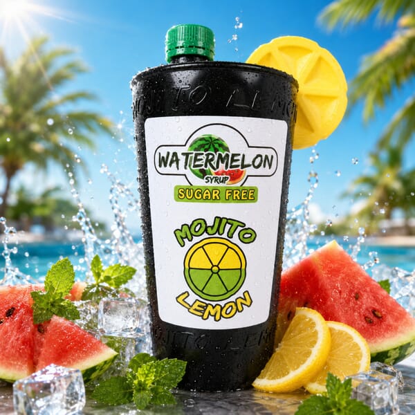 Mojito Lemon Wassermelone Limonadensirup zuckerfrei 1 l