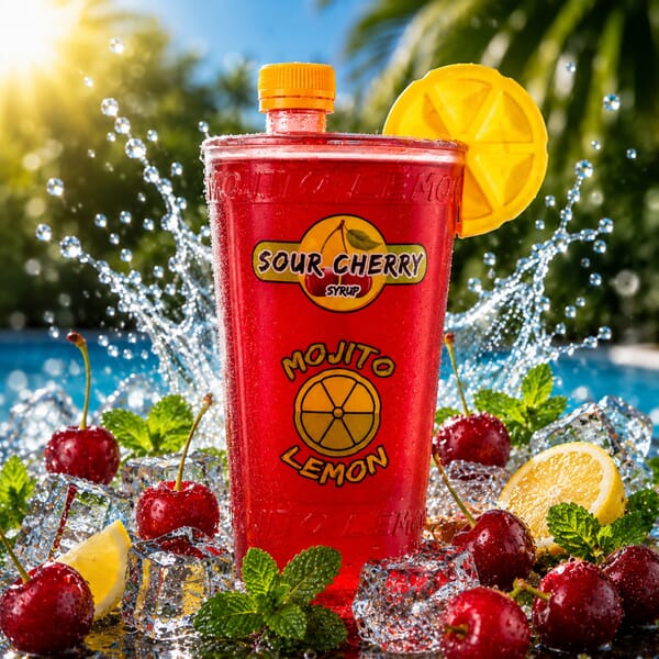 Mojito Lemon Sauerkirsche Limonadensirup 1 l