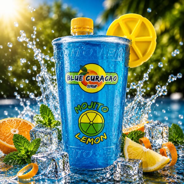 Mojito Lemon Blue Curacao Limonadensirup 1 l
